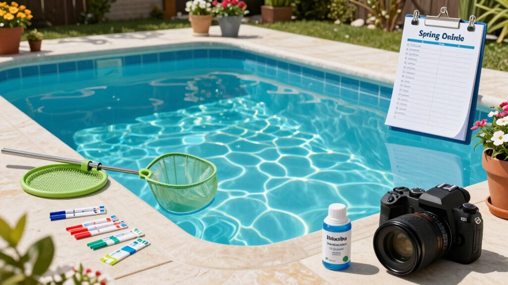 pool opening and maintenance