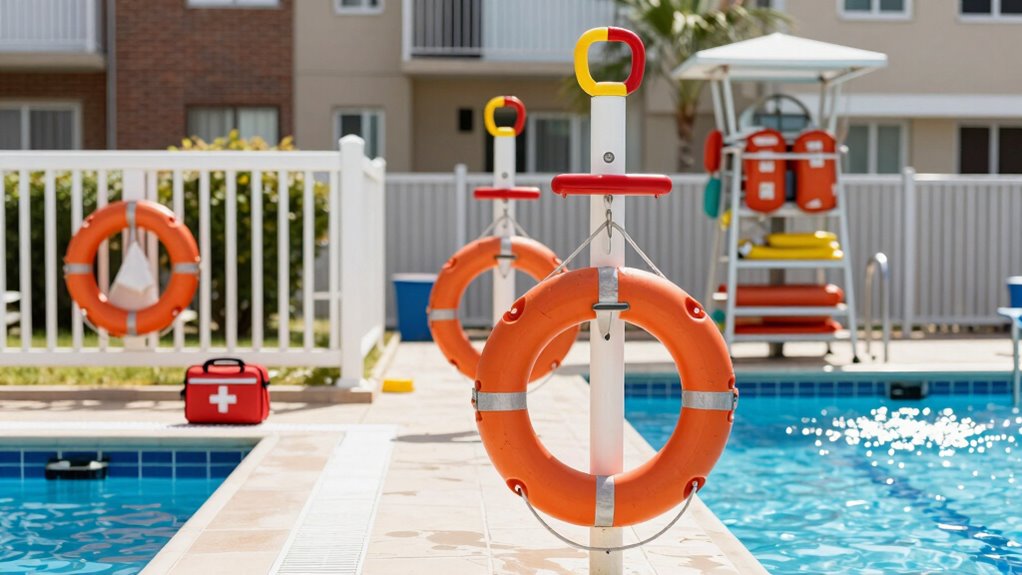 pool rescue equipment regulations