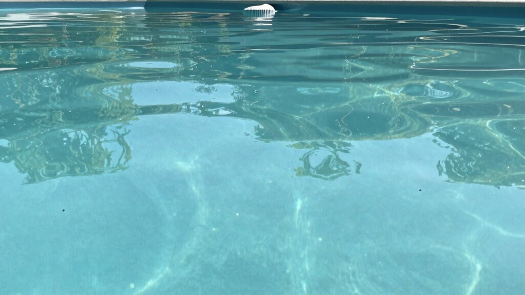 pool water mineral content