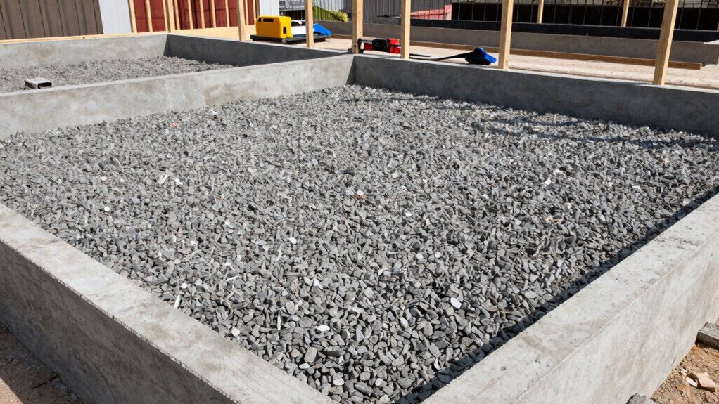 proper equipment pad drainage system