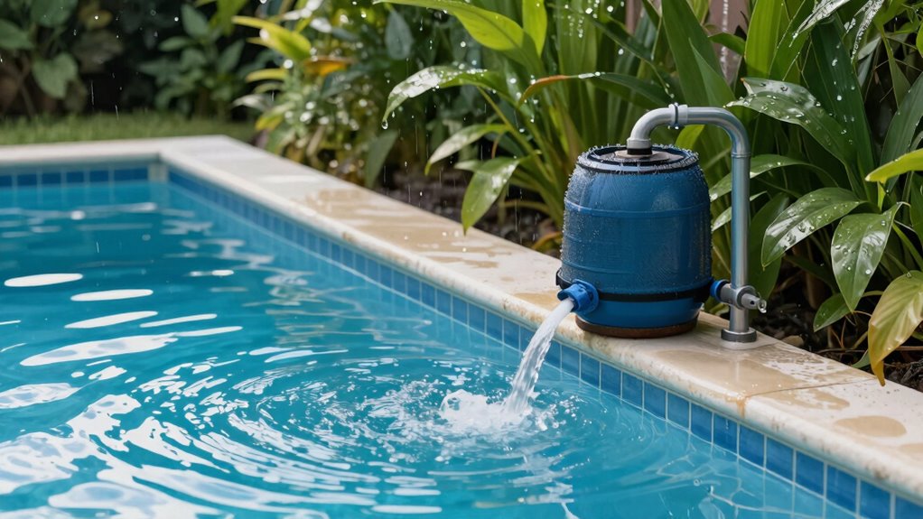 rainwater pool safety
