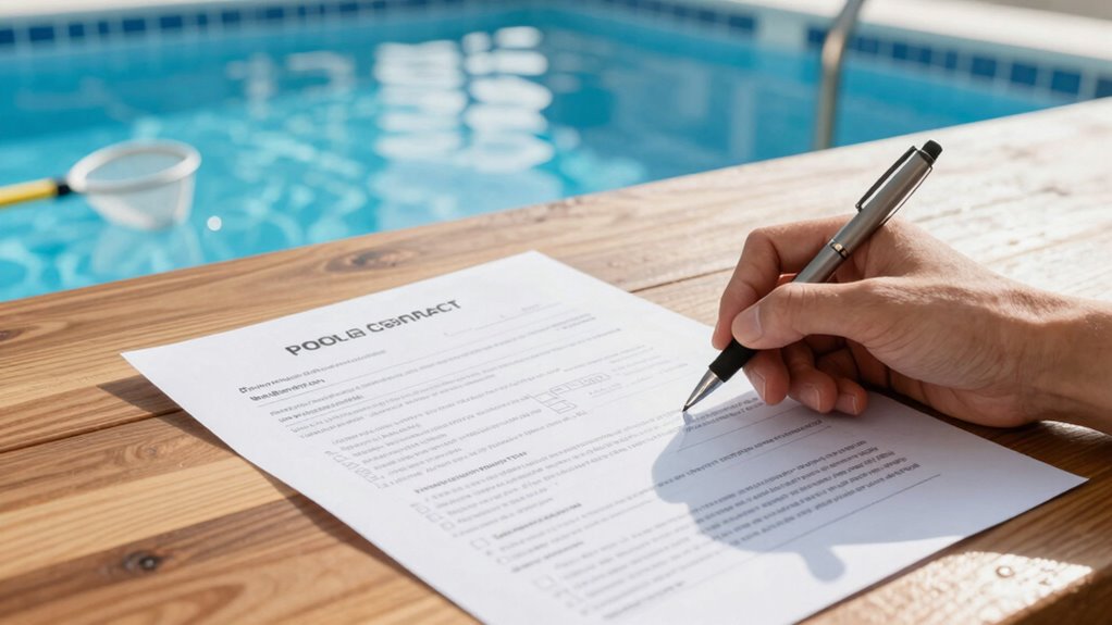 thorough contract and service details