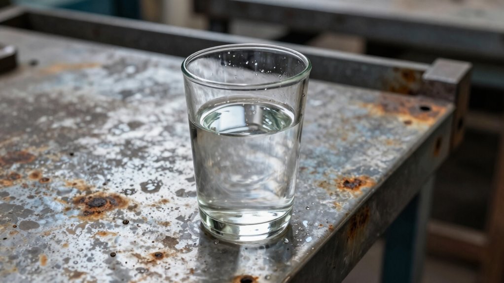 water causes metal corrosion
