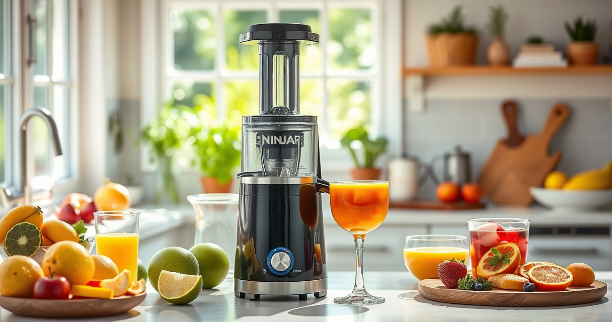 Beat the Heat with Fresh Summer Juices Using Ninja NeverClog Juicer