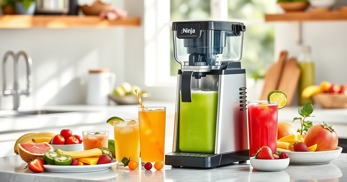 Beat the Summer Heat with the Ninja SLUSHi Frozen Drink Maker