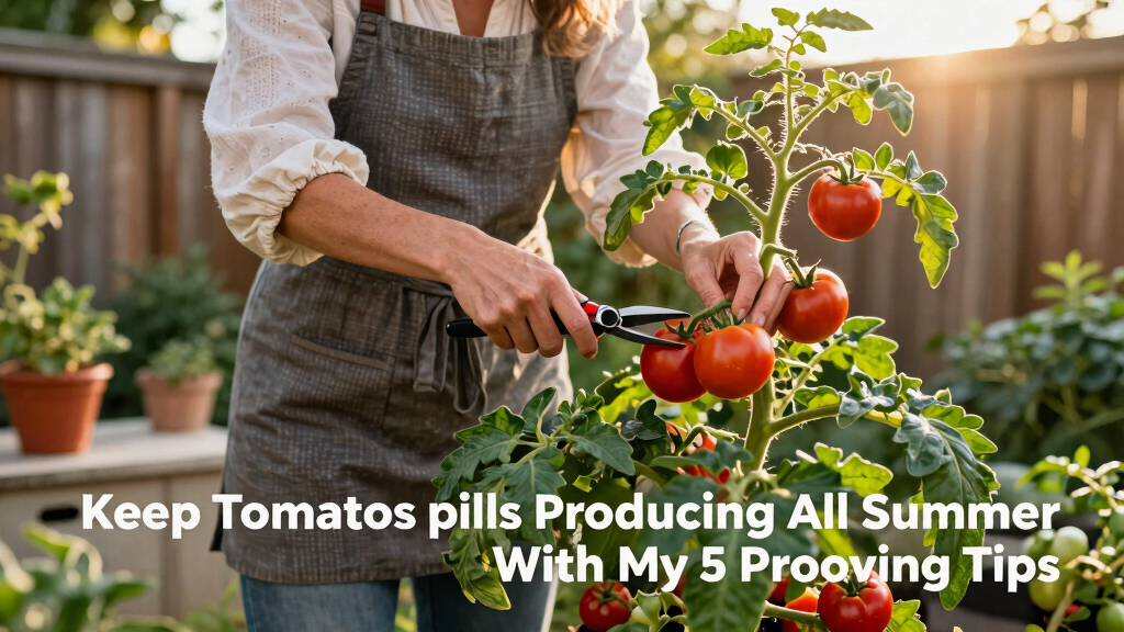 Keep Tomato Plants Producing All Summer With My 5 Pro Growing Tips