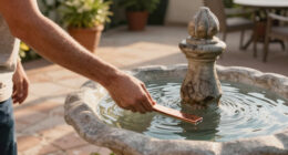 A Heatwave Can Spoil Bird Bath Water Fast – This Simple Copper Trick Keeps It Fresher for Longer
