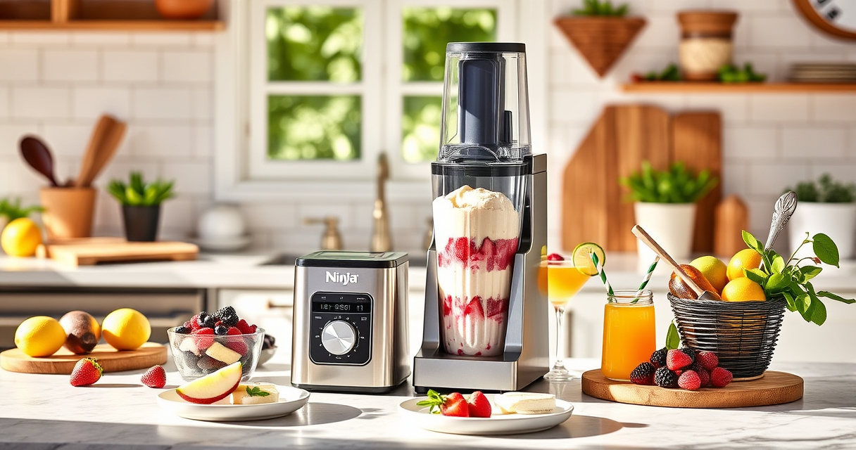 Make Delicious Summer Treats with the Ninja NC301 CREAMi Ice Cream Maker