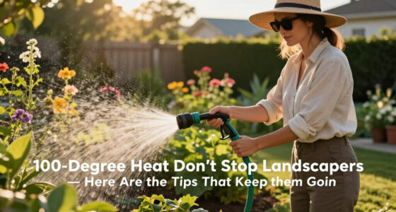 100-Degree Heat Doesn’t Stop Landscapers — Here Are The Tips That Keep Them Going
