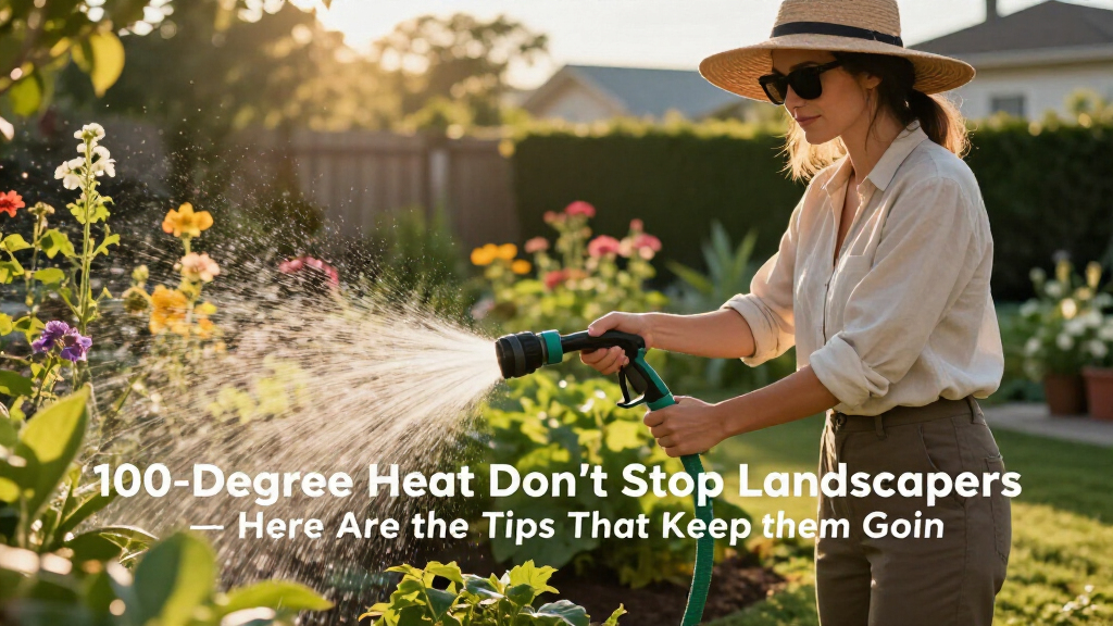 100-Degree Heat Doesn’t Stop Landscapers — Here Are The Tips That Keep Them Going