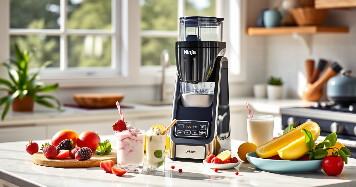 Ninja CREAMi Deluxe Ice Cream Maker: The Ultimate Summer Frozen Treats Machine