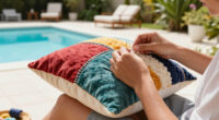 This Luxury-Looking Bolster Pillow Was Made From Scratch So Easily
