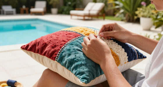 This Luxury-Looking Bolster Pillow Was Made From Scratch So Easily