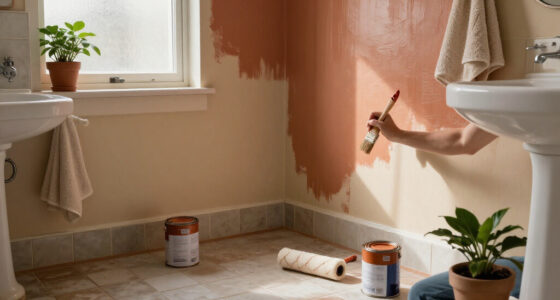 A 90’S Bathroom Felt Dingy Until A DIY Redo Added Warmth And Charm