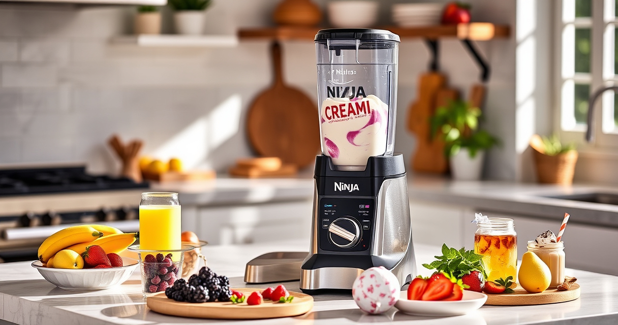 Create Summer Sweetness with the Ninja NC701 CREAMi Swirl
