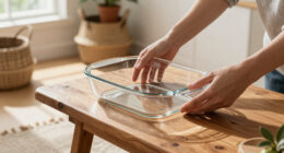 I Put A Pyrex Baking Dish In My Entryway, And It’s So Sleek And Functional