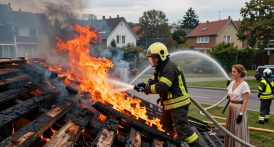 Major Roof Truss Fire Near Hamburg Disrupts Area