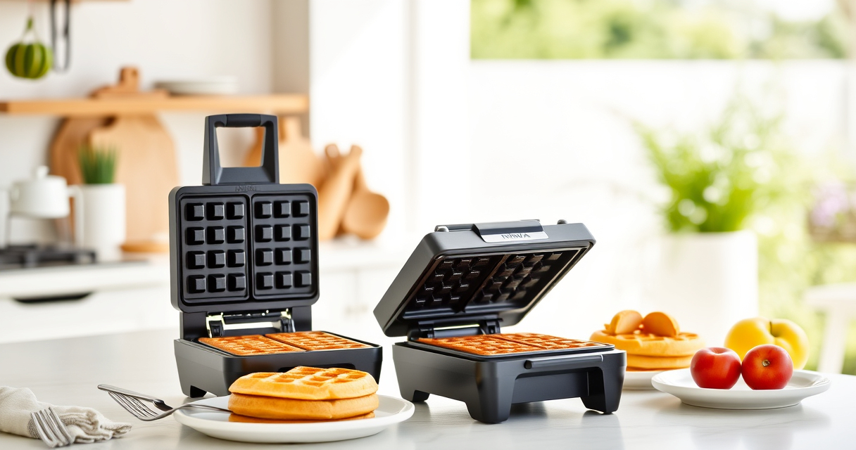 Master Summer Waffle Perfection with the Ninja Belgian Waffle Maker Pro