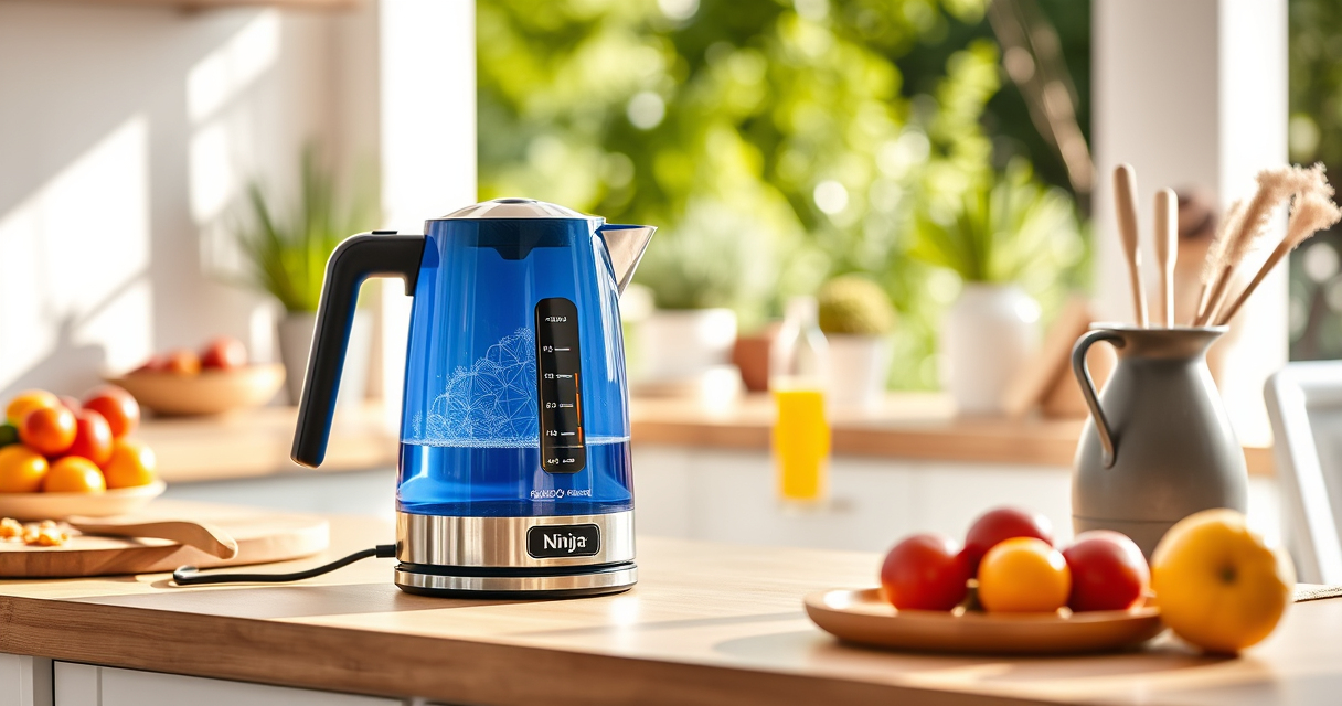 Ninja KT200BL Electric Kettle: The Perfect Summer Teapot for Poolside Sips