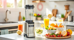 Sip and Chill: Ninja Blast Portable Blender for Summer Poolside Fun