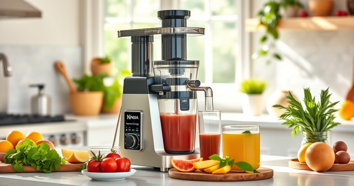 Summer Refreshments Made Easy with the Ninja NeverClog Cold Press Juicer