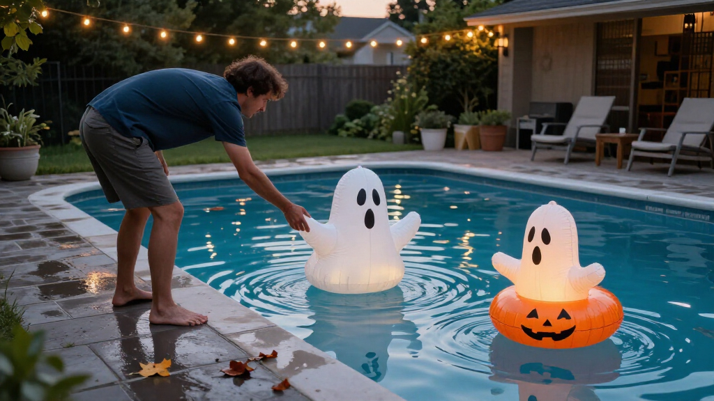 Spooky Inflatable Pool Decorations: A Halloween Guide