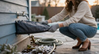 This Easy-Fit Cover Helps Protect Outdoor Faucets From Winter Frost And Freezing Temperatures – And Takes Seconds To Install